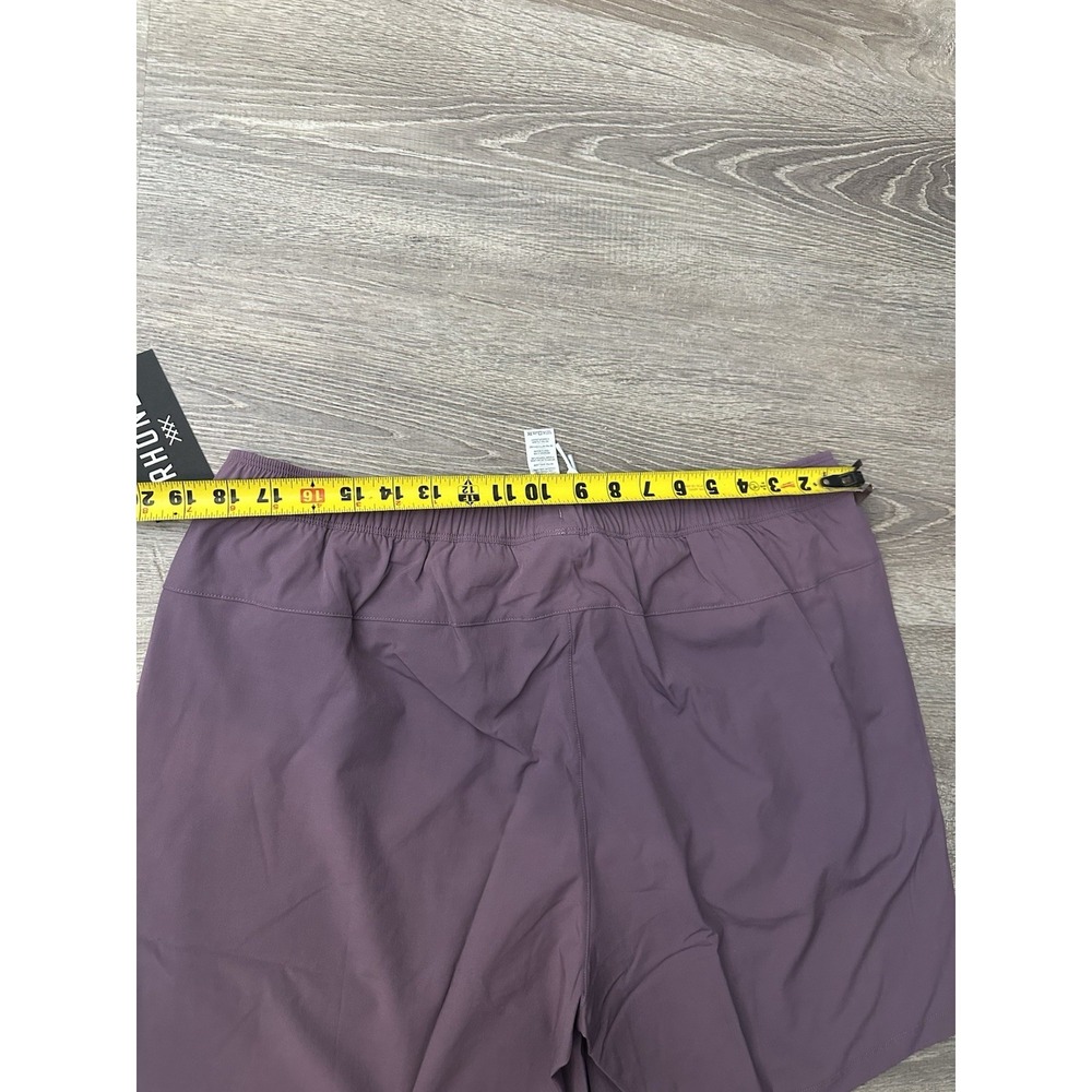 Rhône 7.5" R&R Swim Trunks Shorts 4 Way Stretch Size XL Shadow Plum - Picture 6 of 9
